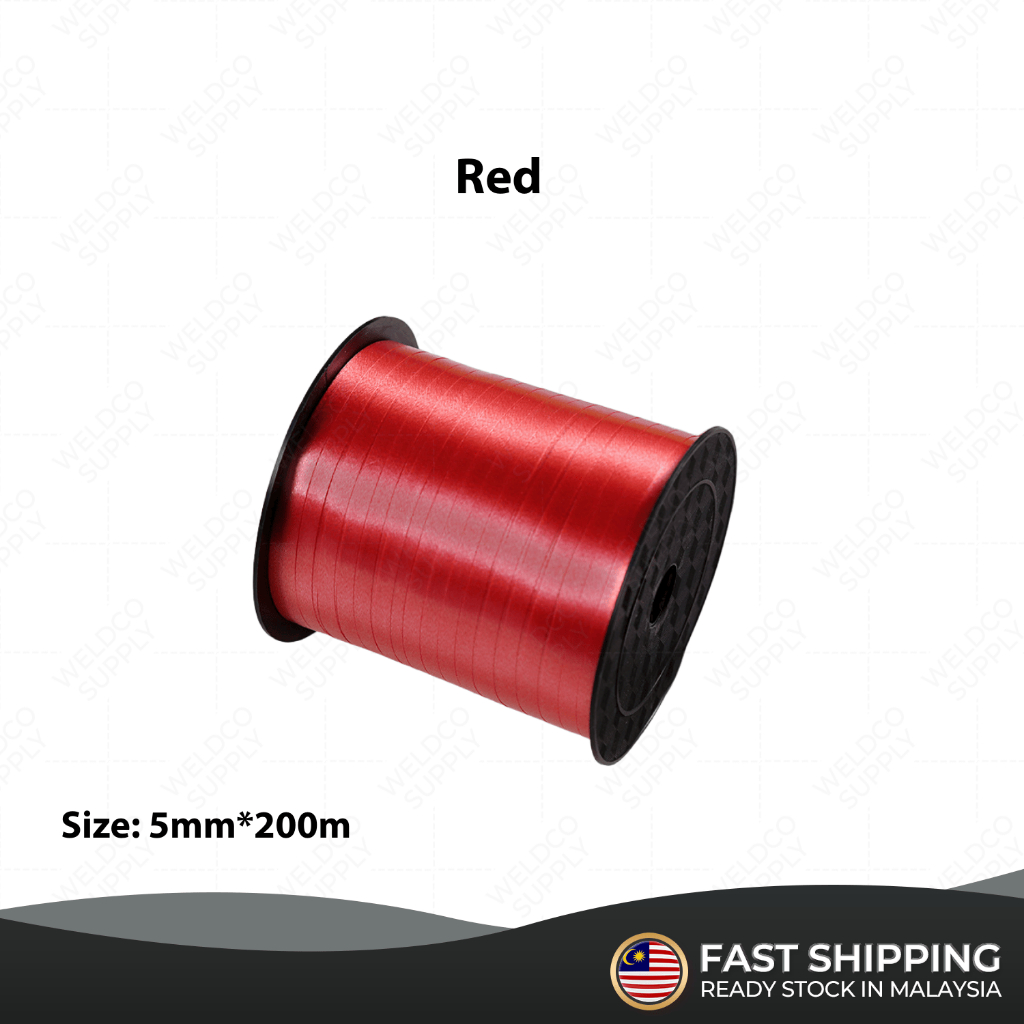 250 Yards Roll Plain Ribbon Balloon String Tied Rope Knot Balloon Gift ...