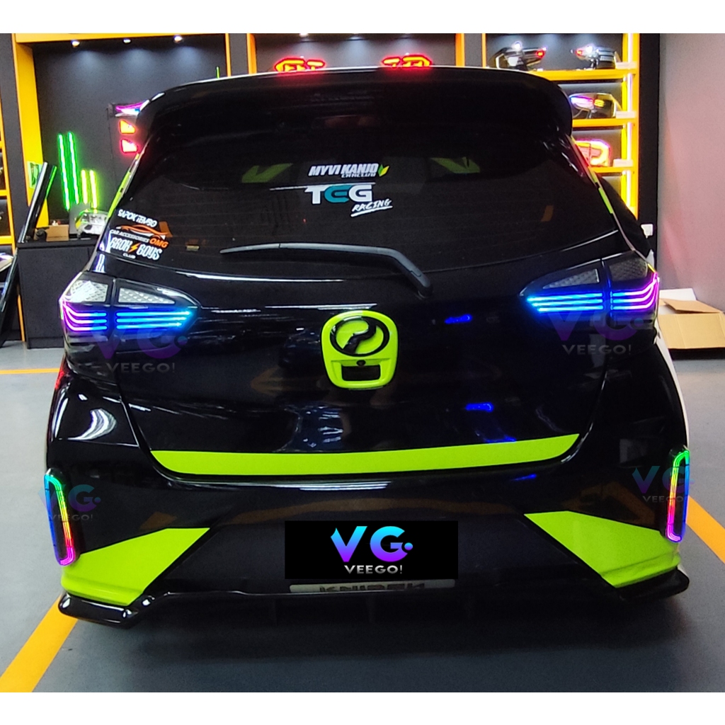 Perodua Myvi 2022 - 2024 Gen3 G3 Facelift RGB CSL Dynamic Rear Bumper ...