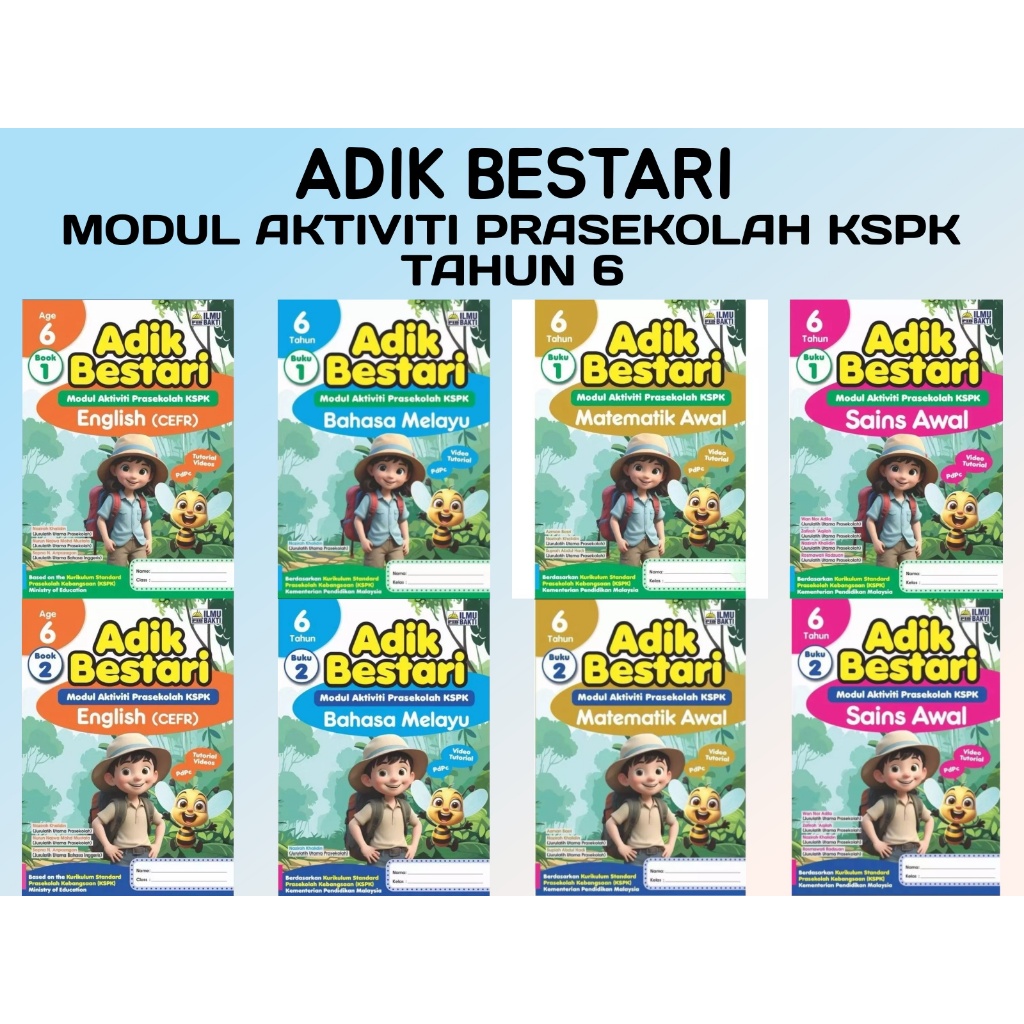 [NEW 2025]Adik Bestari Modul Aktiviti Prasekolah KSPK 6 Tahun Buku 1 ...