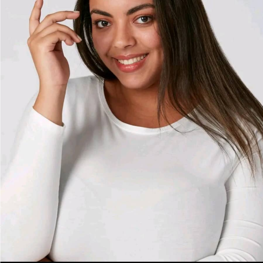 Premium Baju Inner Big size (Round Neck) Lengan Panjang/Inner Blouse ...