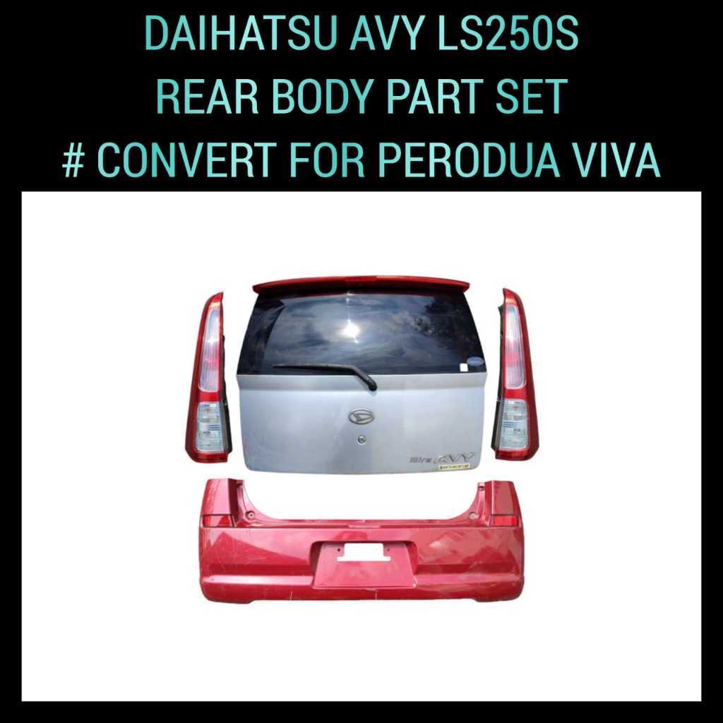Rear Body Part Viva Avy L250S 07 Years Rear Bodypart / Body Part Set ...