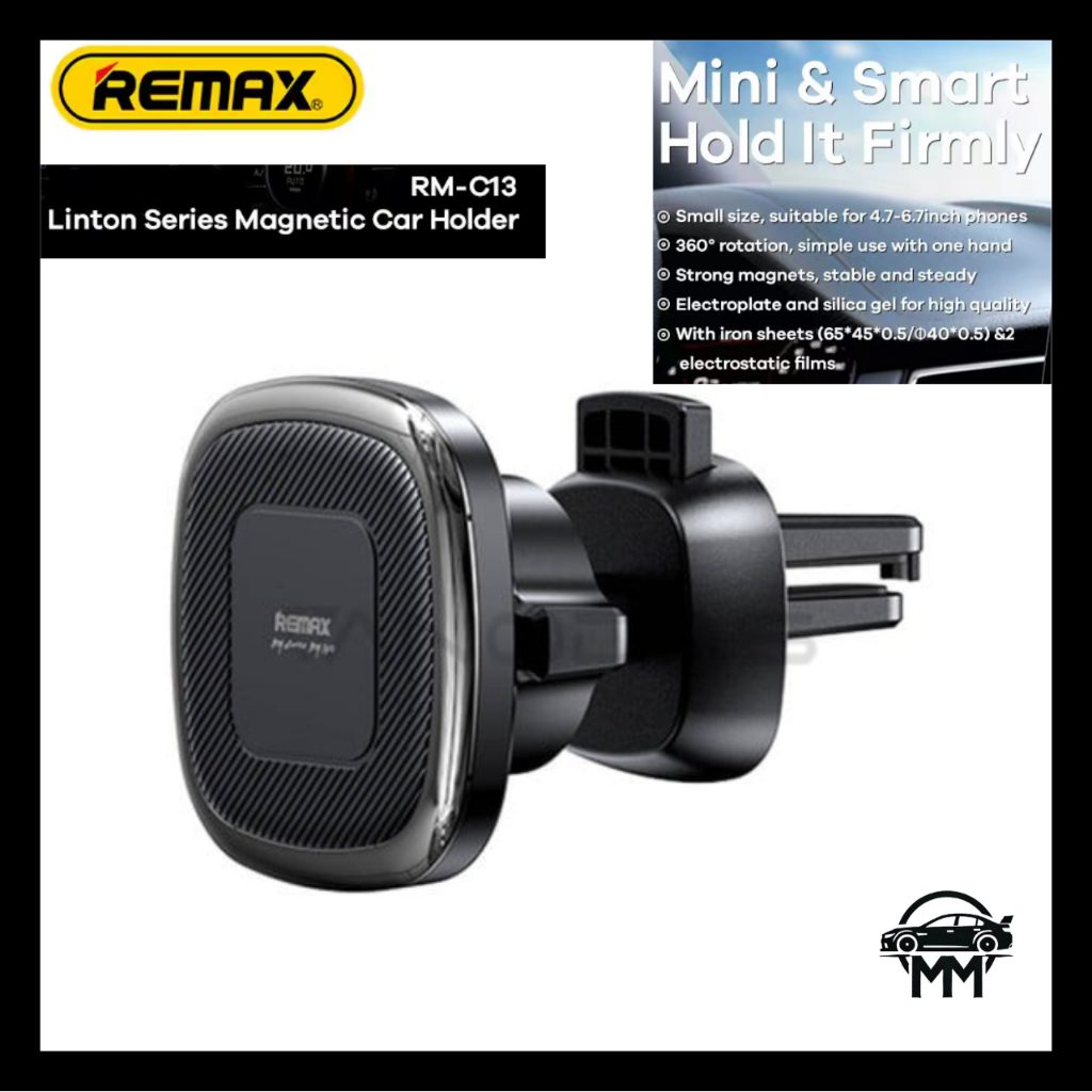 REMAX RM-C13 LINTON SERIES SUPER MAGNETIC CAR PHONE HOLDER MAGNET ...