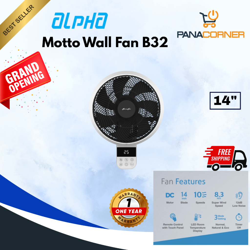 (FREE SHIPPING) ALPHA Motto 14