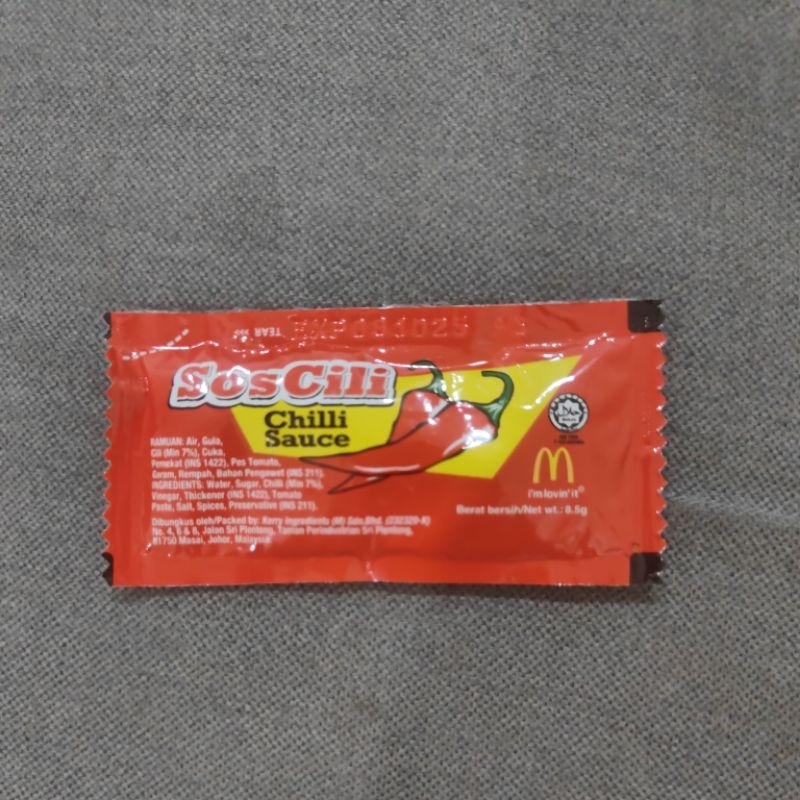EXP 9/2025 MCD SOS CILI MCD CHILI SAUCE 8.5G | Shopee Malaysia