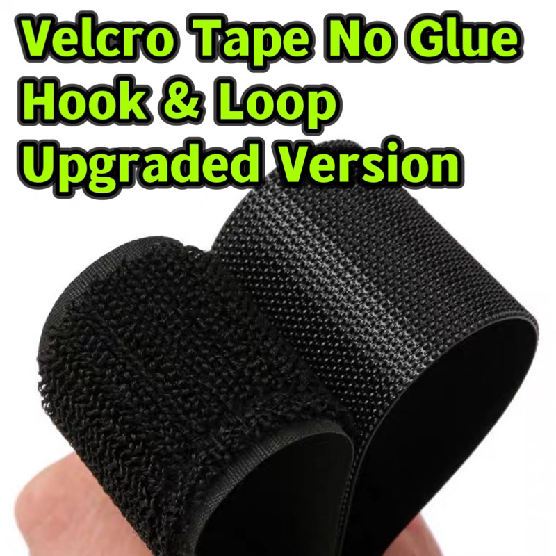 1Meter Magic Tape UPGRADED VELCRO/Hook&Loop/Non-Adhesive Back Nylon ...