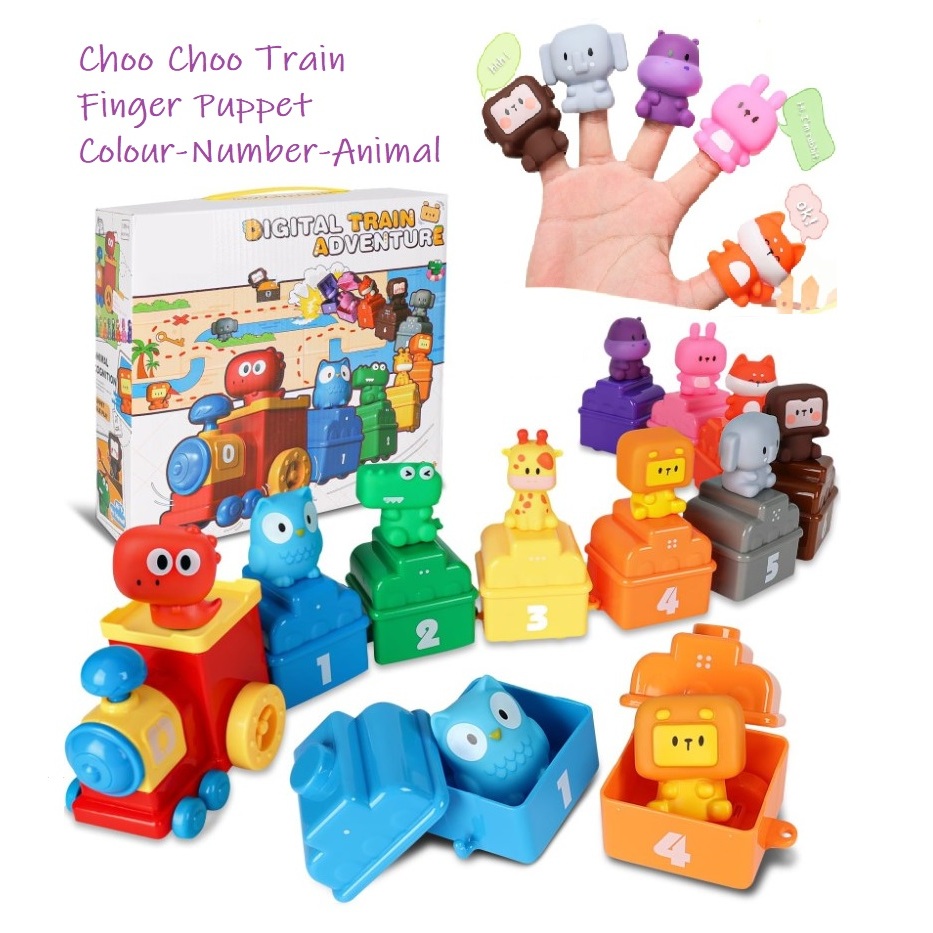 Choo-Choo Train Early Learning Matching Counting Sorting Colours Toy ...