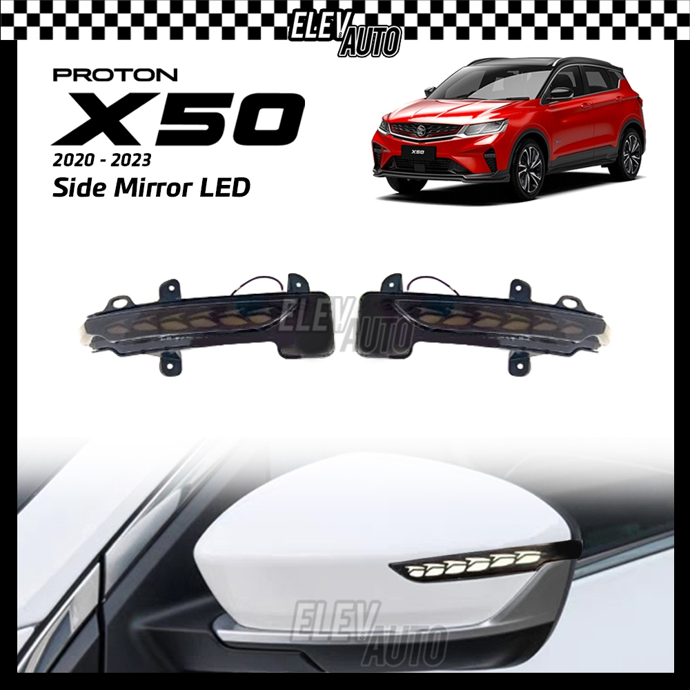 Proton X50 Side Mirror LED Turn Signal Dragon Scales Running Light ...
