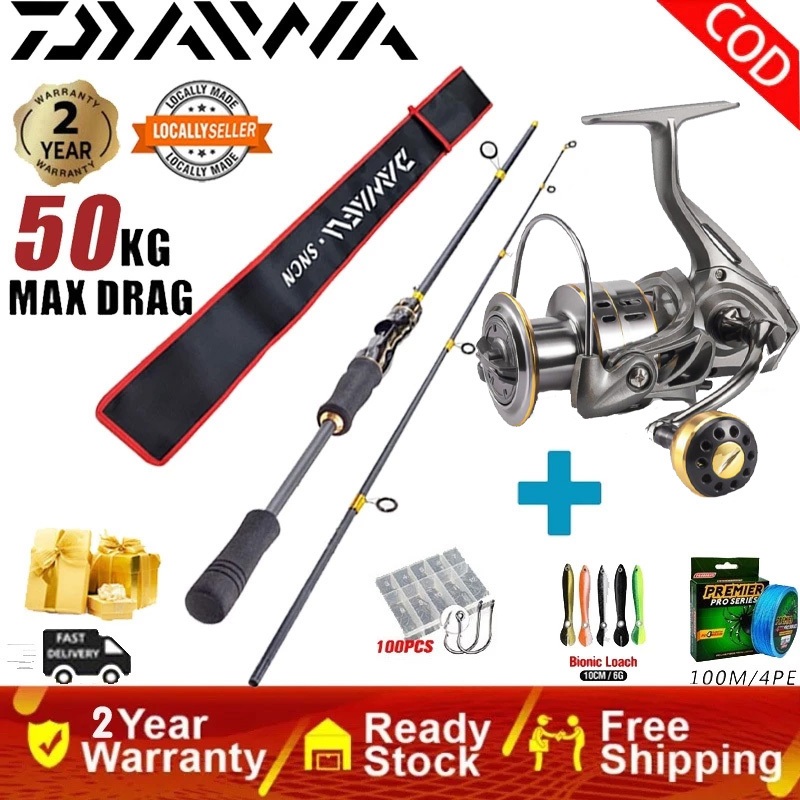 Fishing Reel Fishing Rod Set Combo Barang Mancing Set Joran Pancing ...