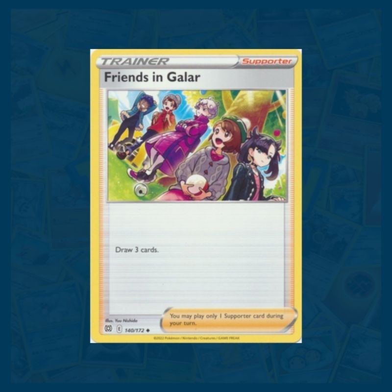 Friends in Galar (140/172) Uncommon | Brilliant Stars | Pokemon TCG Card |  Shopee Malaysia