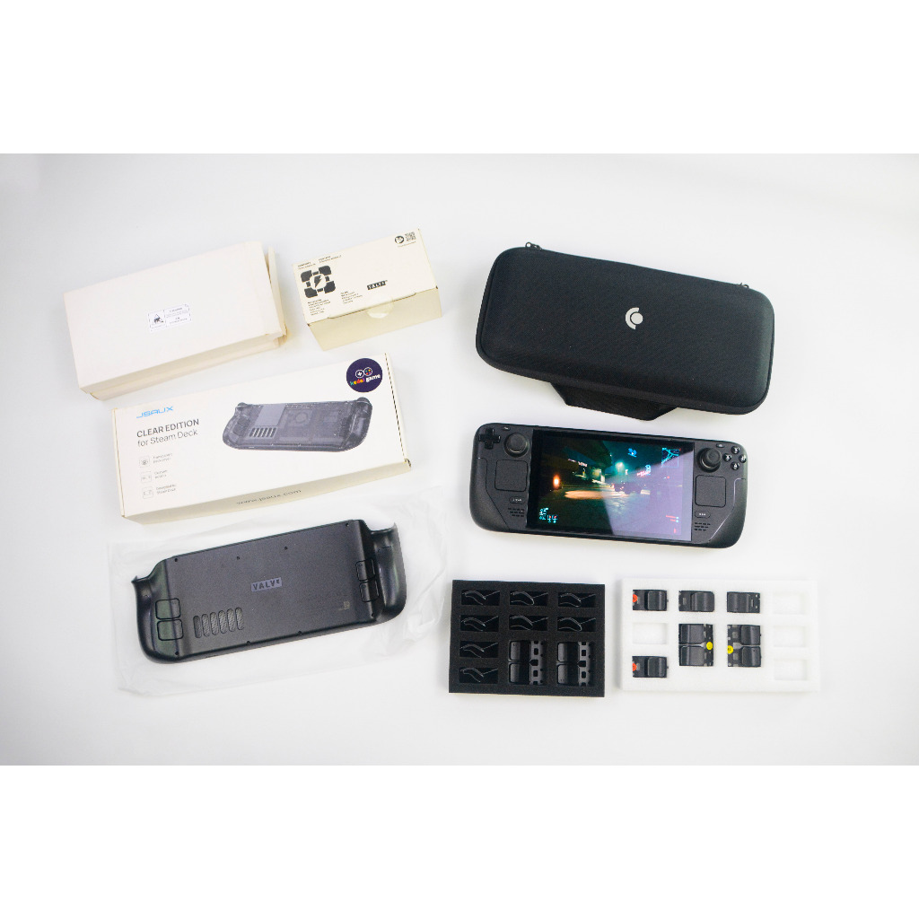 Steam Deck 1TB & Full Accessories & Upgraded Transparent Shell LCD ...