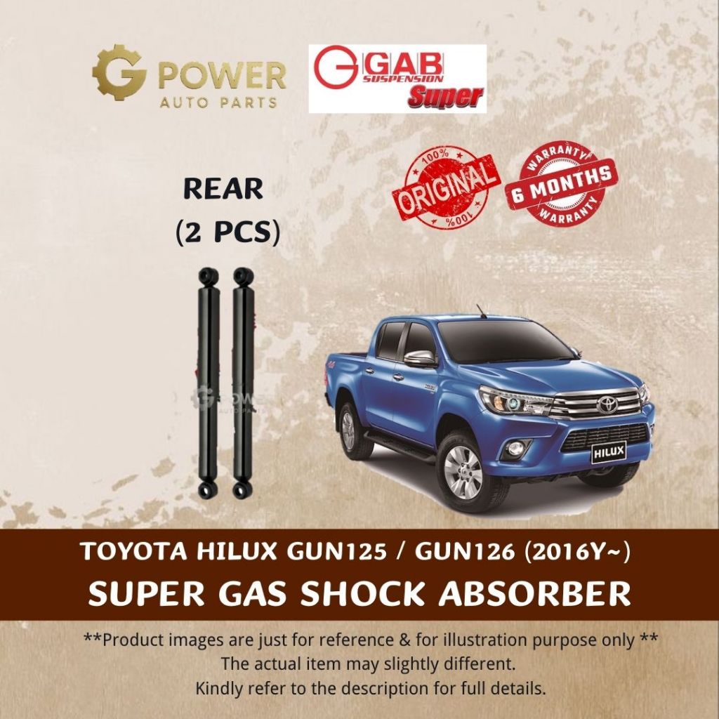 TOYOTA HILUX GUN125 / GUN126 (2016Y~) ORIGINAL (GAB) SUPER GAS SHOCK ...
