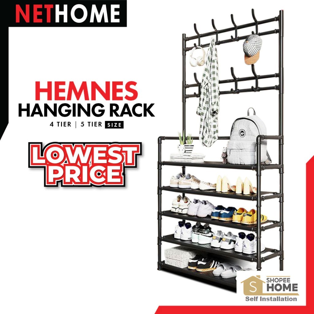 ⚡️NETHOME⚡️Hemnes Shoe Rack / Clothes Rack / Shoe rack / Rak kasut ...