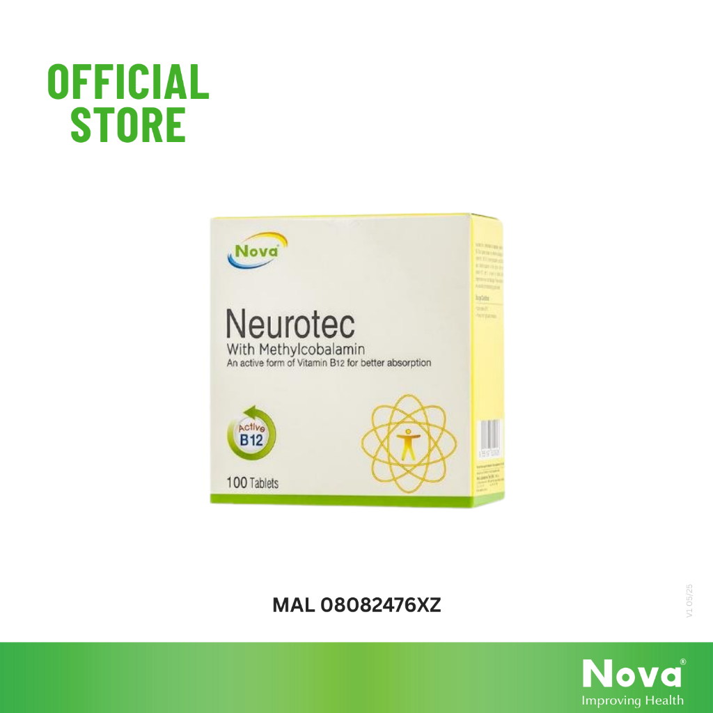 Nova Neurotec Blister Packing (10's x 10s) - the B-Vitamins For Healthy ...