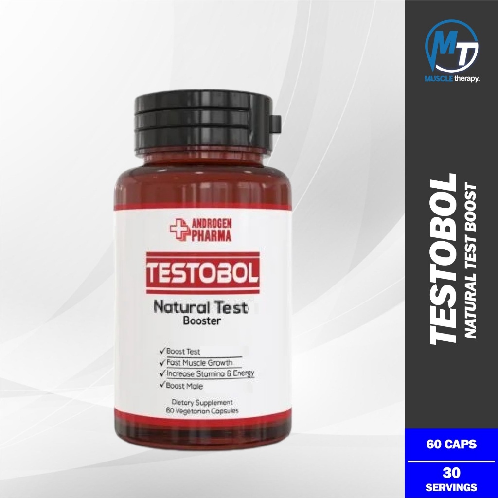 Androgen Pharma - Testobol (Natural T Booster)- 60 capsules - Support ...