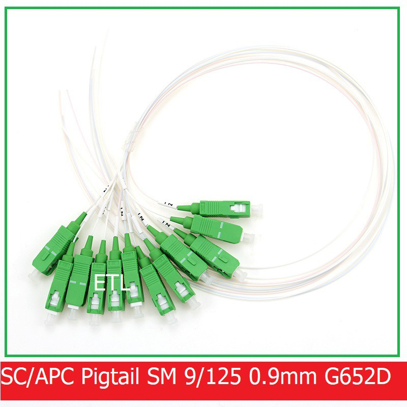 Fiber Optic Pigtail SC/APC and SC/UPC Pigtail 0.9mm 1.5meter | Shopee ...