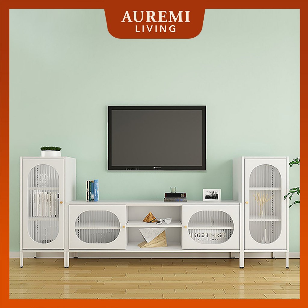 Curated visual reference: Auremi Metal TV Cabinet 120 160Cm Durable Ikea Design North Photo Inspiration