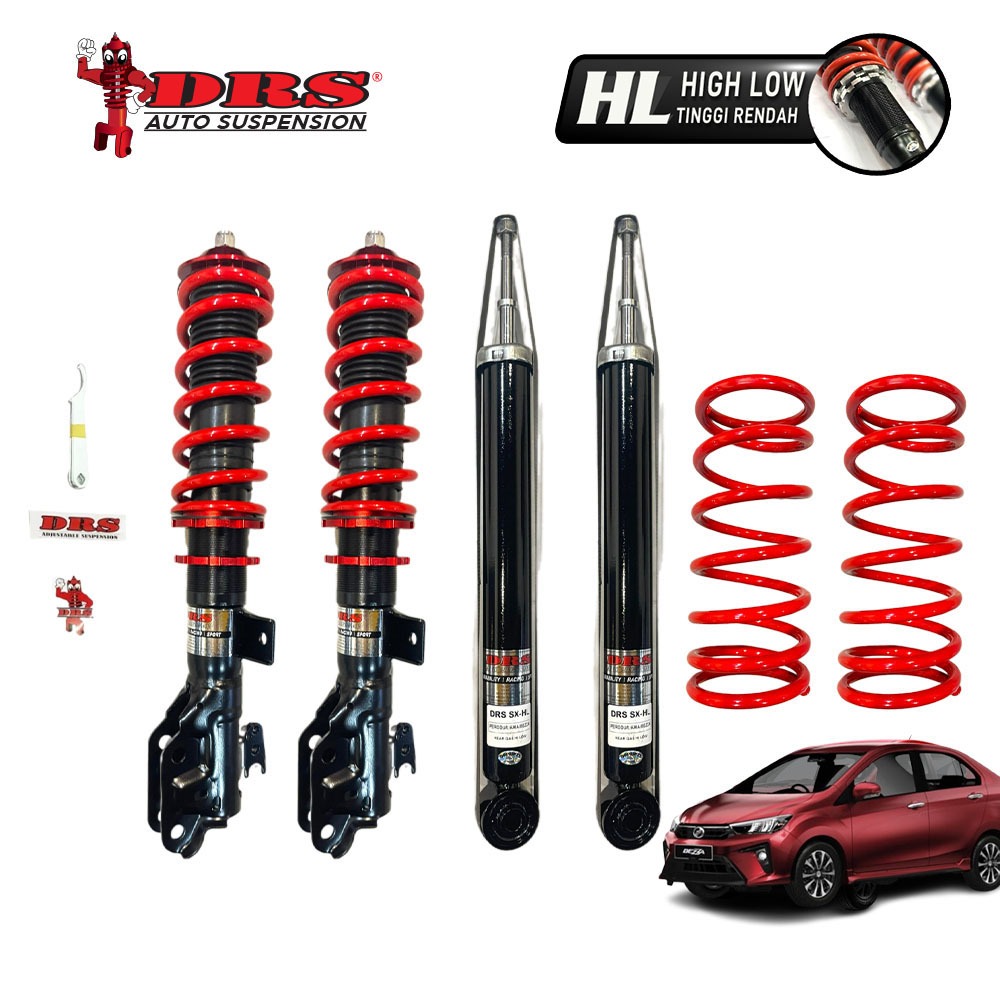 🔥 🔥PERODUA BEZZA 🇲🇾DRS (HL Series) Adjustable Absorber / Suspension ...