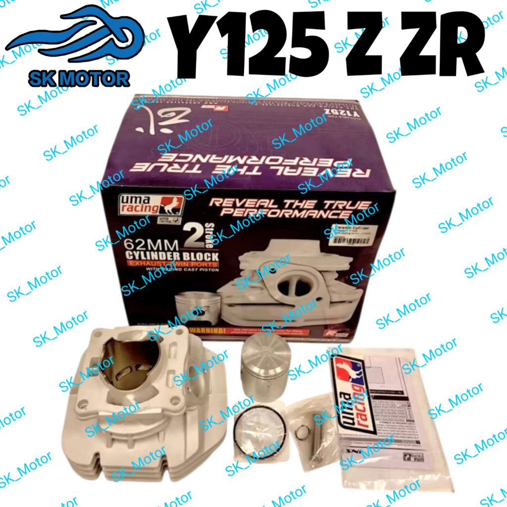 UMA RACING 62mm Yamaha 125Z 125ZR Y125Z Y125ZR Y125 62mm Racing Block ...