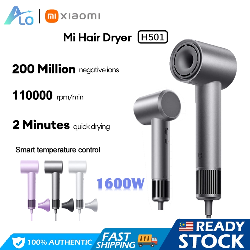 Xiaomi Mijia H501 Hair Dryer High Speed Negative Ion Hair Care Quick ...