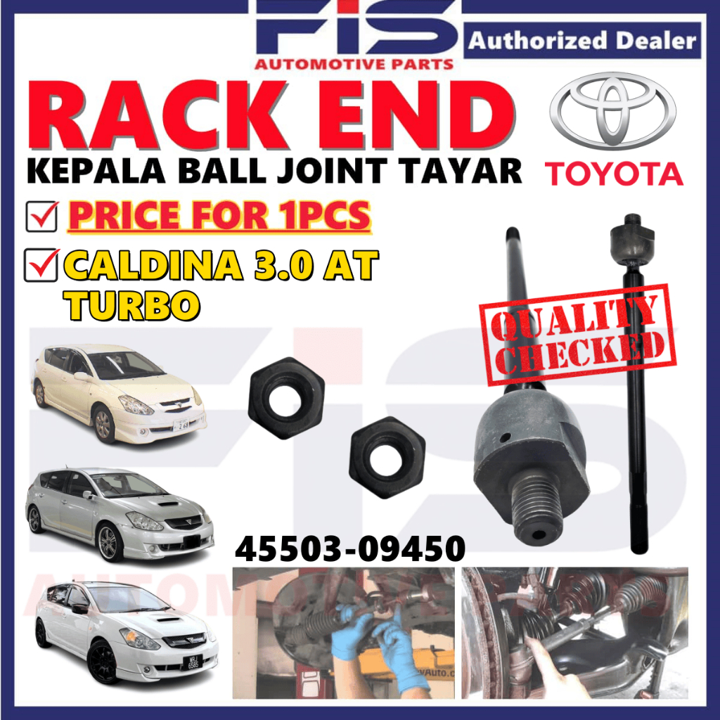 FIS Car Steering Rack End Tie Rod Inner Toyota Caldina 3.0 AT Turbo ...