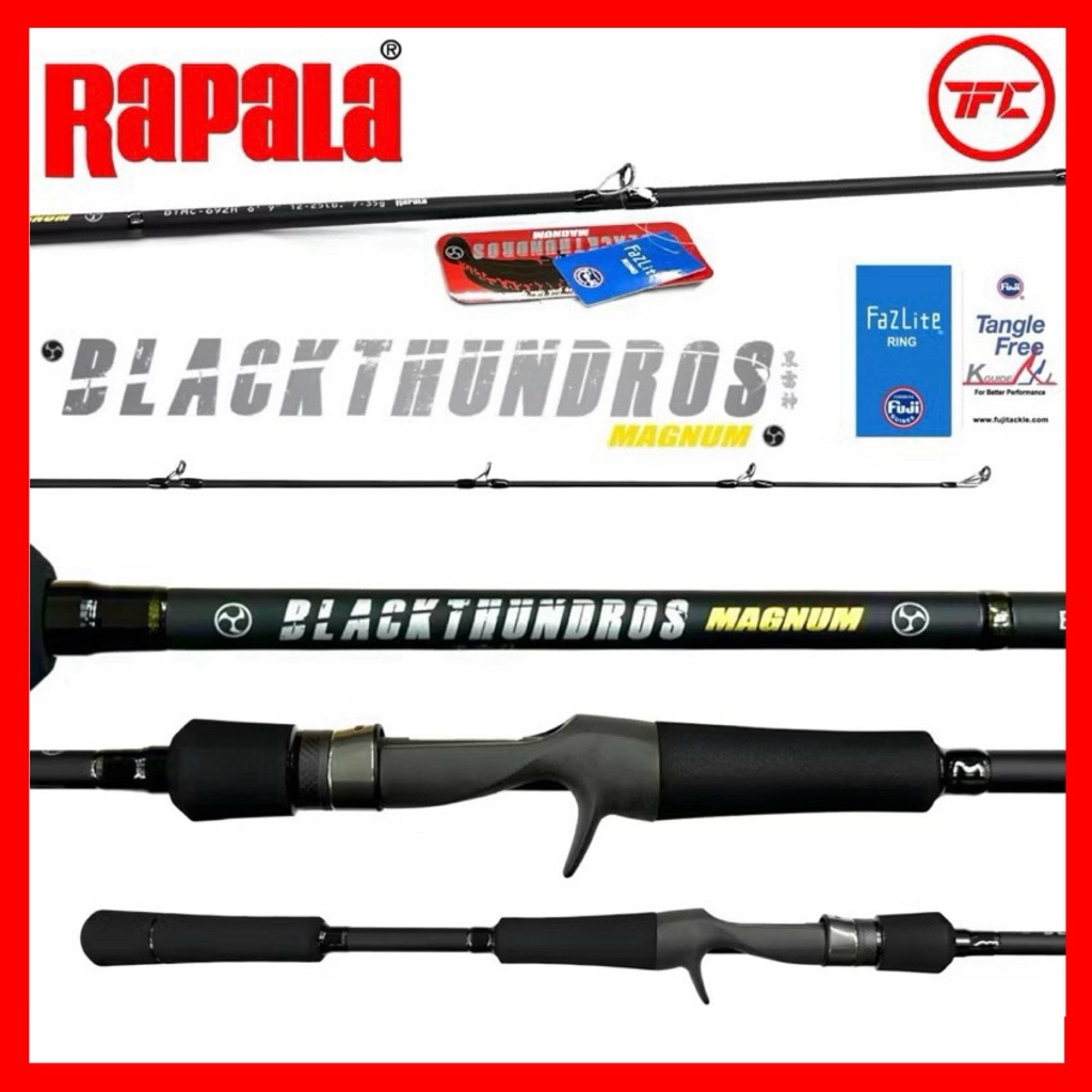 Canne Rapala Trail Blazer Compact Slow Jig TBSJC664 - Baitcast Voyage 4 Brins (neuf)