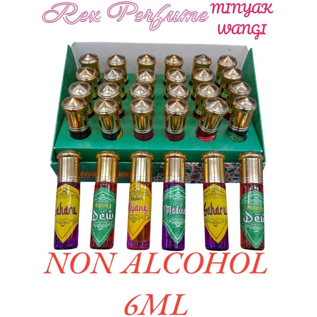 REX PERFUME ROLL ON 6 ML MIX ITEM PERFUME FOR UNISEX USE FOR FRAGRANCE ...