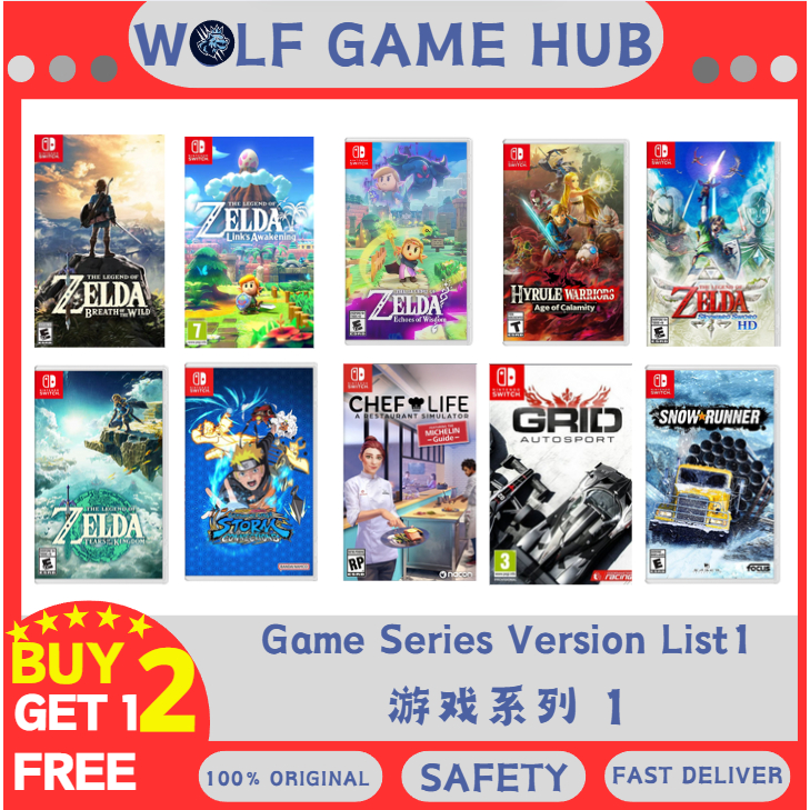 Game Series Version List 1 (Nintendo switch) Digital Game Download ...