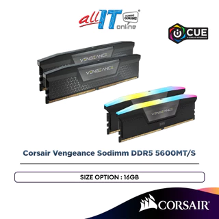 Corsair Vengeance DDR5 5600MT/s CL40 RAM Black | RGB (16GB)