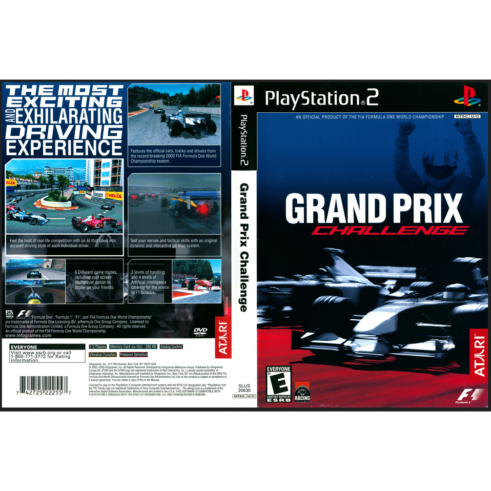 PS2 CD DVD Grand Prix Challenge | Shopee Malaysia