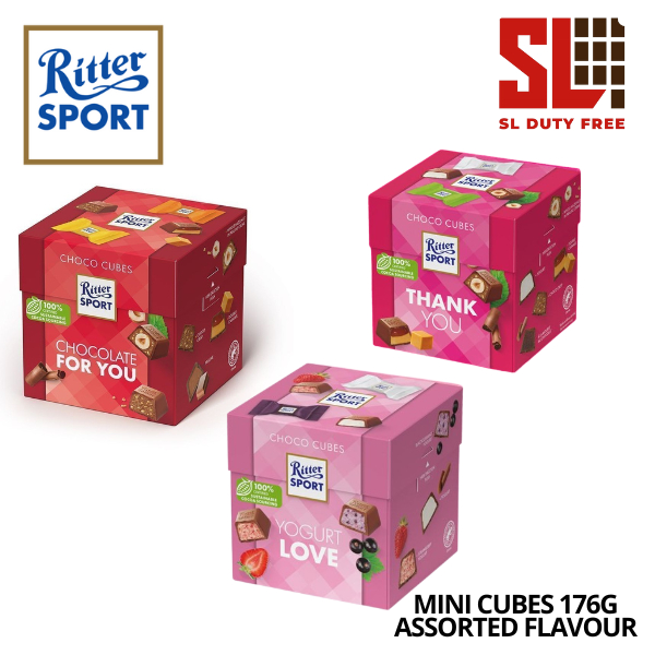 Ritter Sport Assorted Choco Cubes Chocolate 176g - 272g / Ritter Sport ...