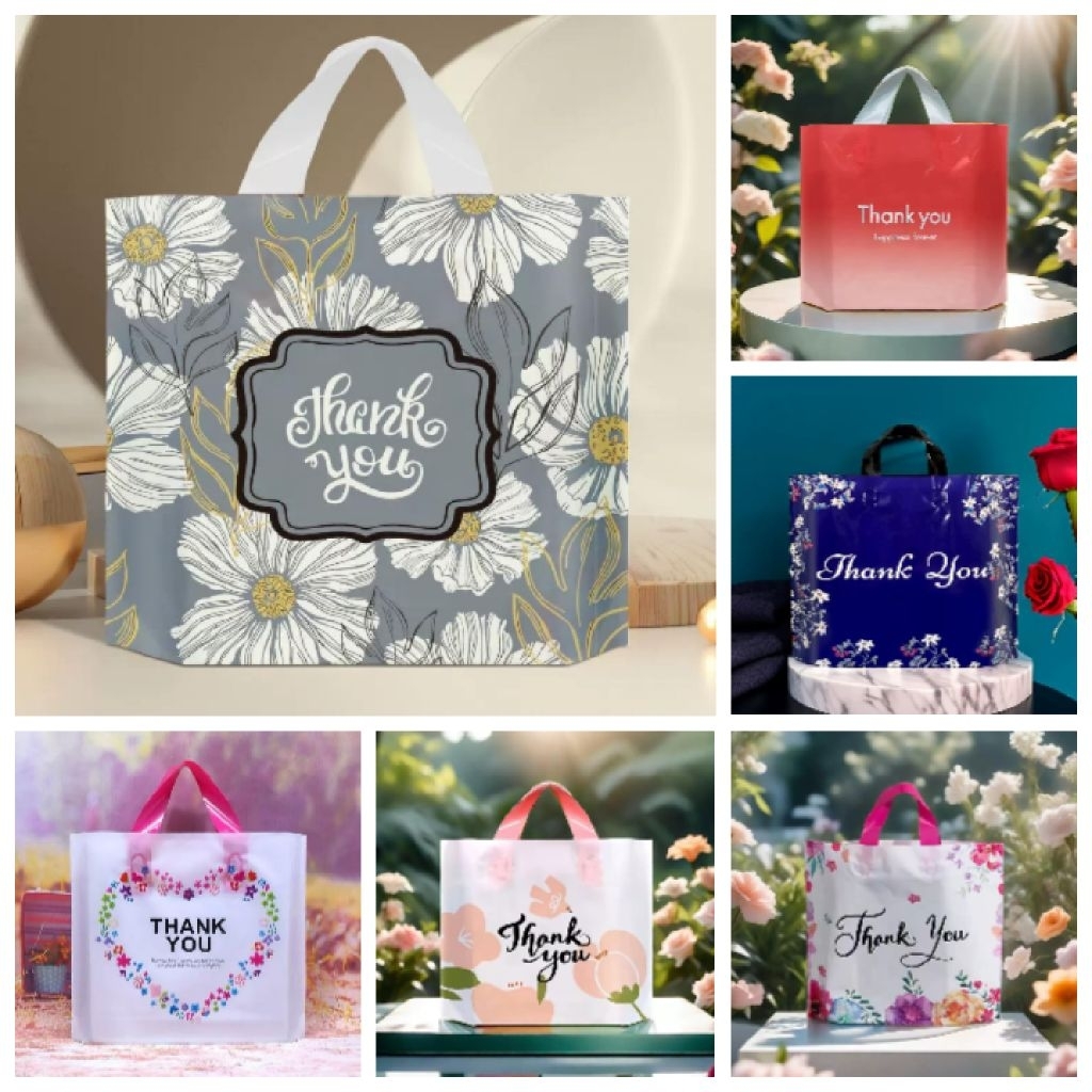 ️ Ready Stock ️( 50PCS ) Premium Thank You Gift Bag Shopping Bag ...