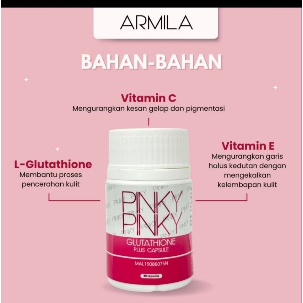l glutathione plus capsule lenima PINK PINKY | STOKIS KAK ELL ORIGINAL HQ mots c vs bpc
