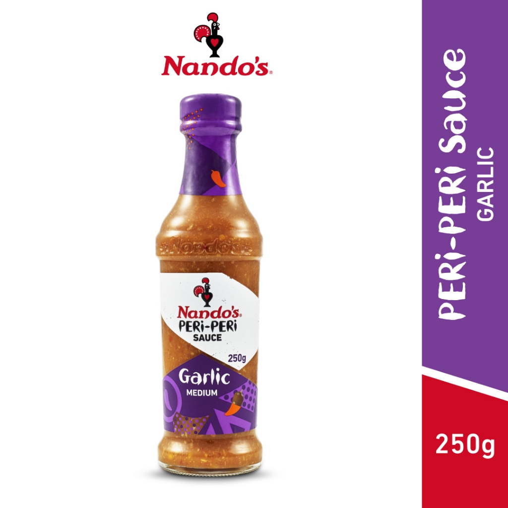Nando's Garlic PERi-PERi Sauce (250g) [Halal] [Low Calorie] | Shopee ...