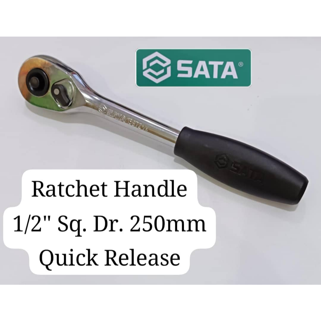 SATA 13972 1/2″ Drive Quick Release Ratchet handle PRO LIFETIME ...