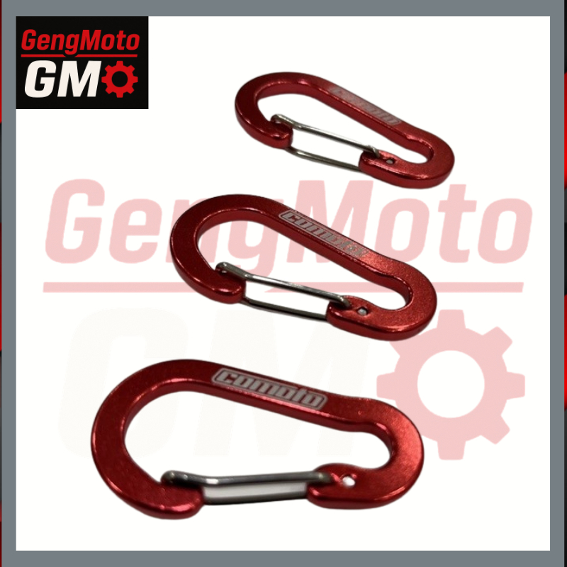 GENGMOTO aluminum Keychain Carabinar Key Chain Rantai Kunci | Shopee ...