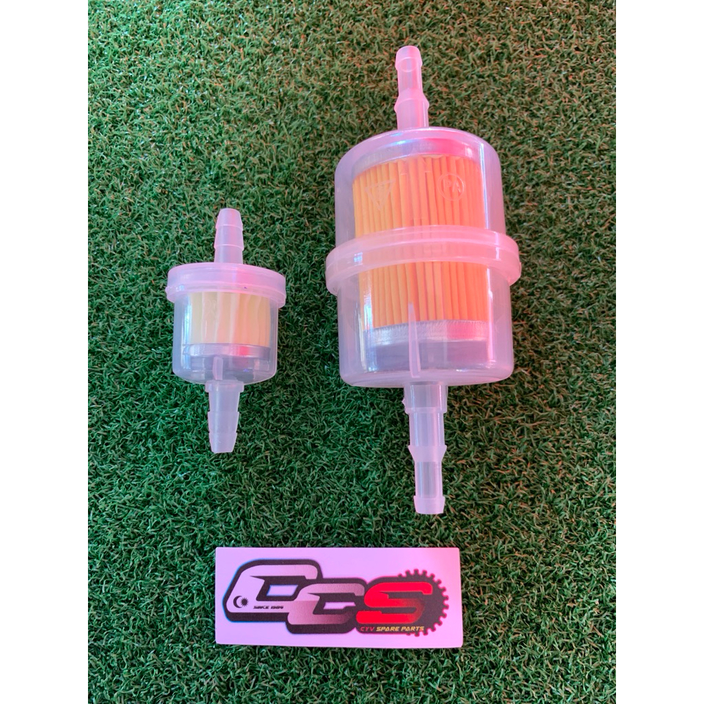 BIG PETROL FILTER RACING FUEL FILTER UNIVERSAL (YAMAHA/HONDA/SUZUKI ...