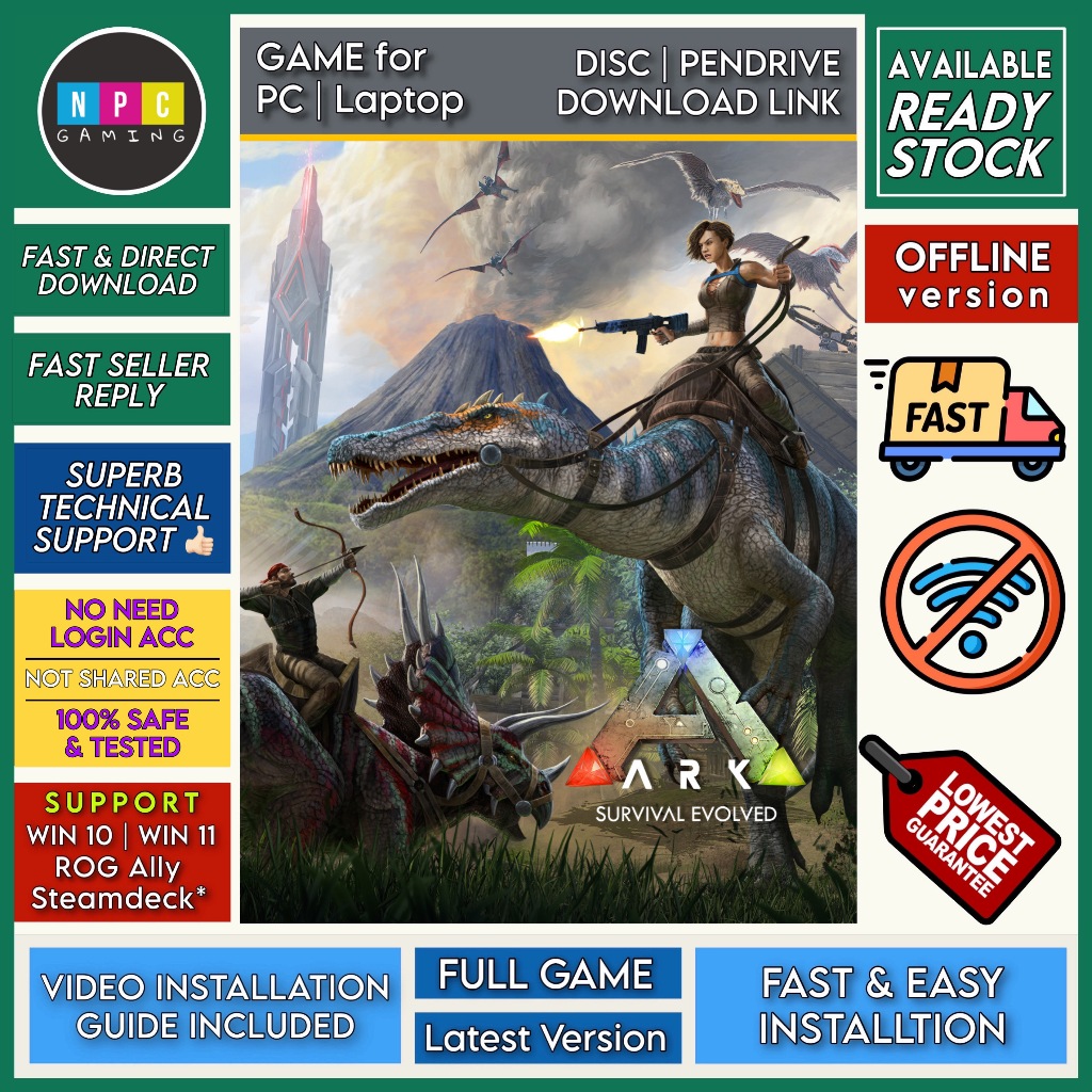 🔥【PC】ARK Survival Evolved Explorers Edition - Full Game [Disc ...