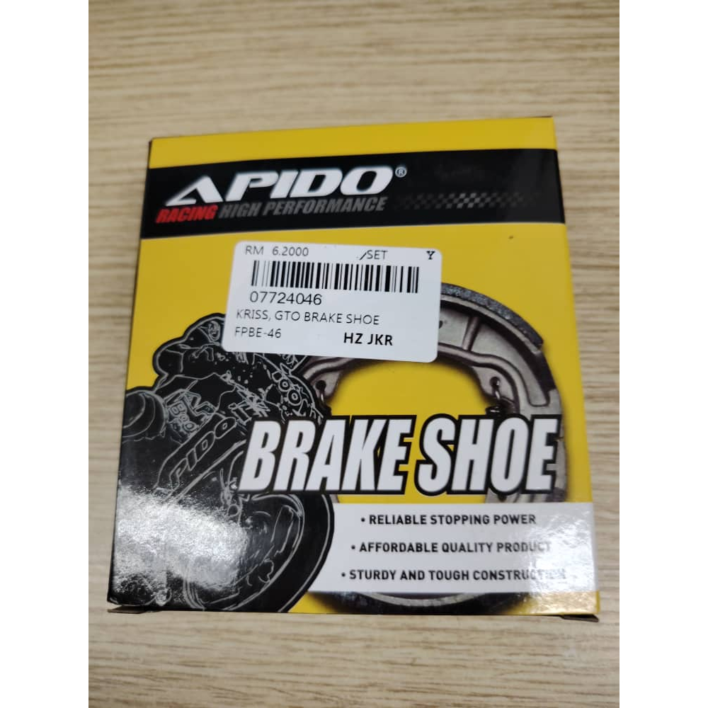 KRISS, GTO, RC80 BRAKE SHOE WITH SPRING | Shopee Malaysia