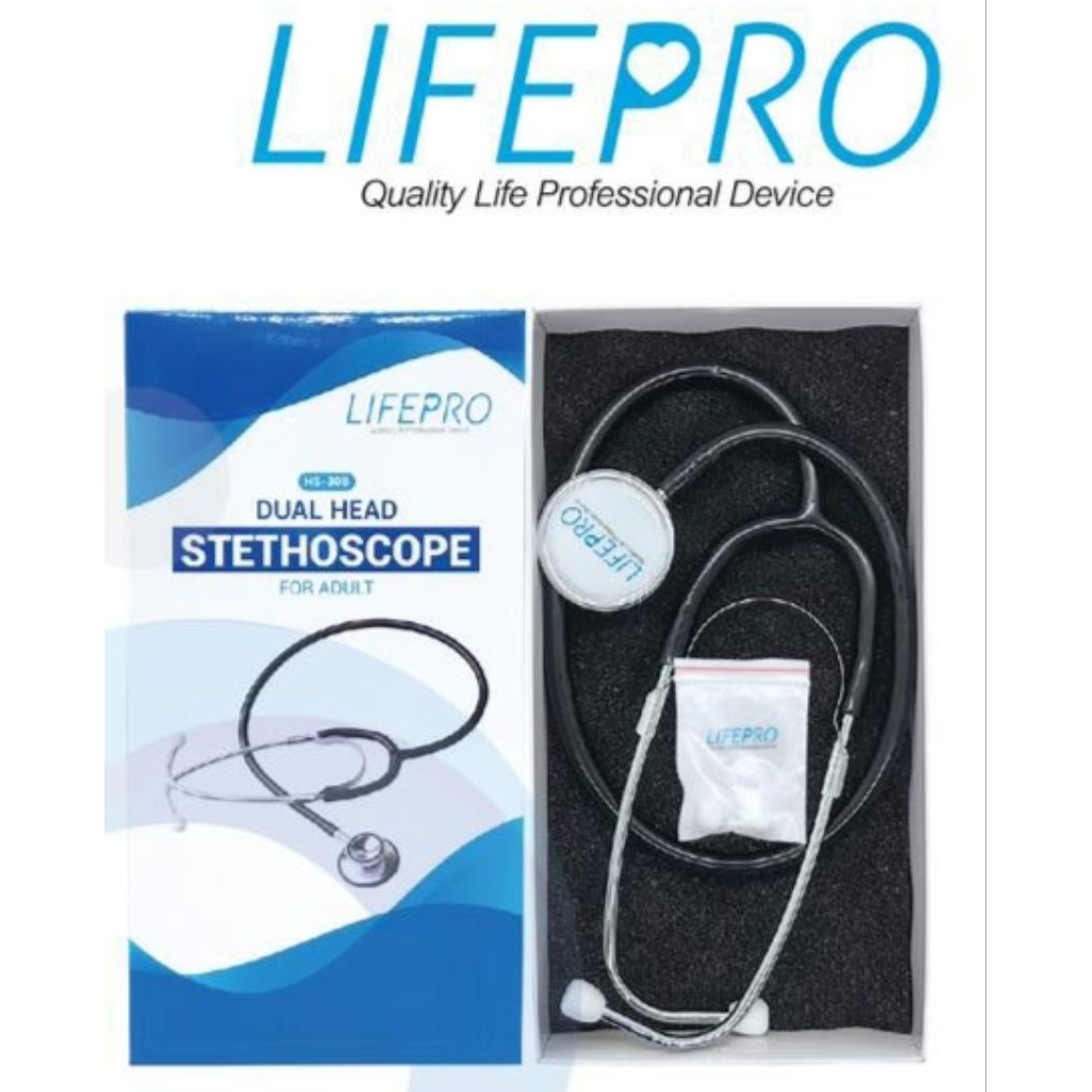 LIFEPRO BASIC PROFESSIONAL STETHOSCOPE 1UNIT MDA APPROVED!! | Shopee ...