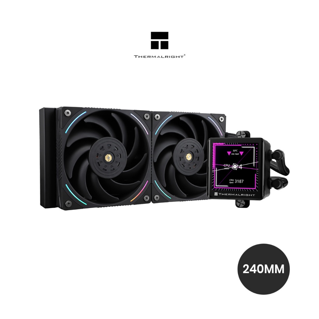 Thermalright Frozen Vision 240 Digital IPS Black-Liquid CPU COOLER ...