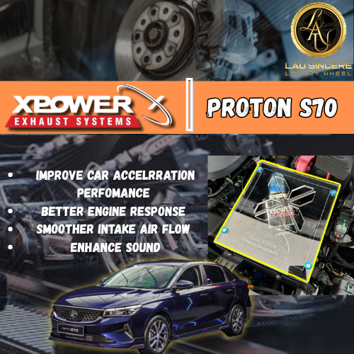 Xpower Air Intake System Proton S70 With Open Pod Filter Tambah Kuasa ...