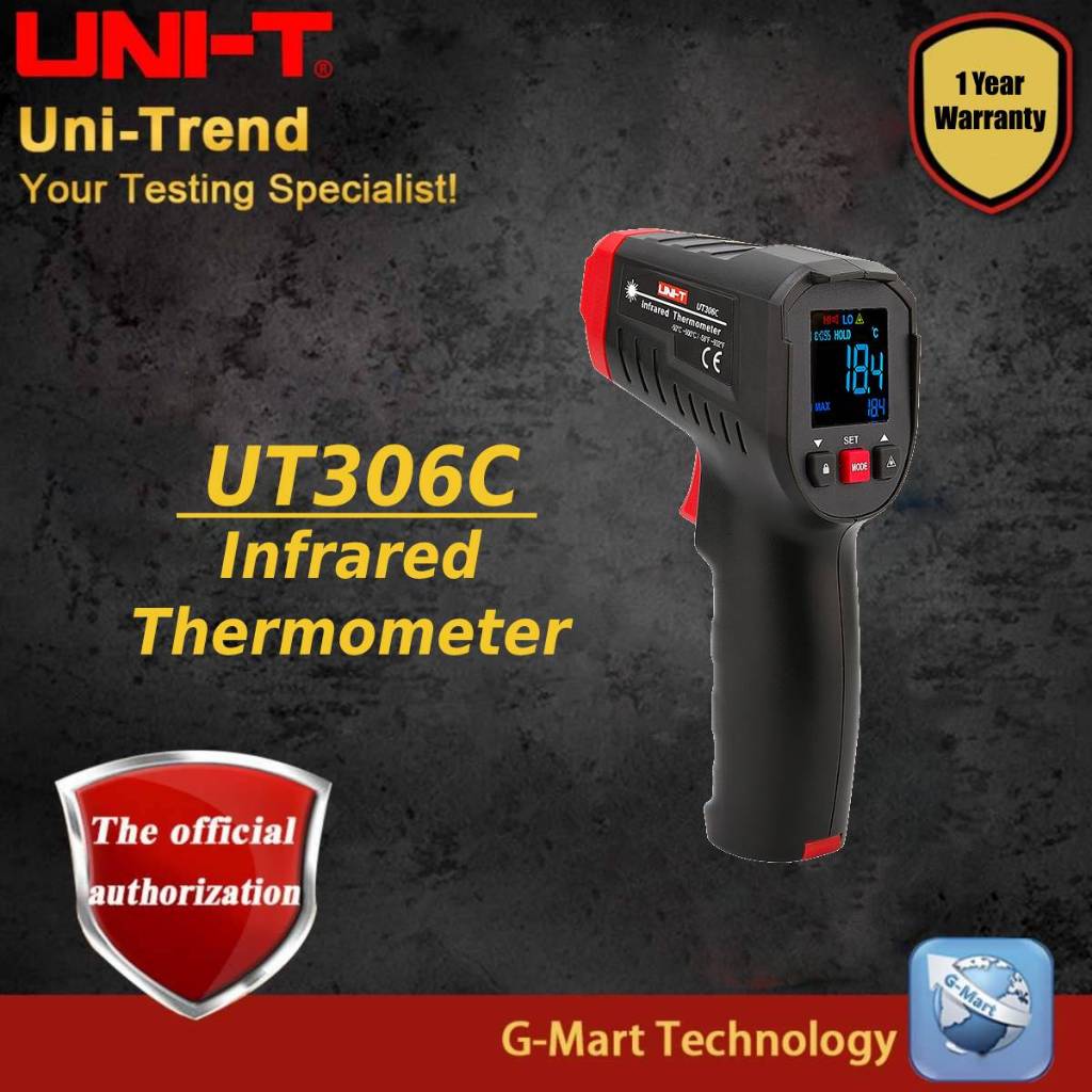 UNI-T UT306C UT306S Infrared Thermometer | Shopee Malaysia