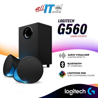 Logitech G560 LIGHTSYNC PC Gaming Speaker | 2.1 Speaker System with Full-Spectrum LIGHTSYNC RGB | DTS:X Surround Sound