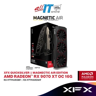 XFX QuickSilver Magnetic Air Edition AMD Radeon RX 9070 XT OC 16GB OC GDDR6 Graphics Card | RX-97TMAQKB9