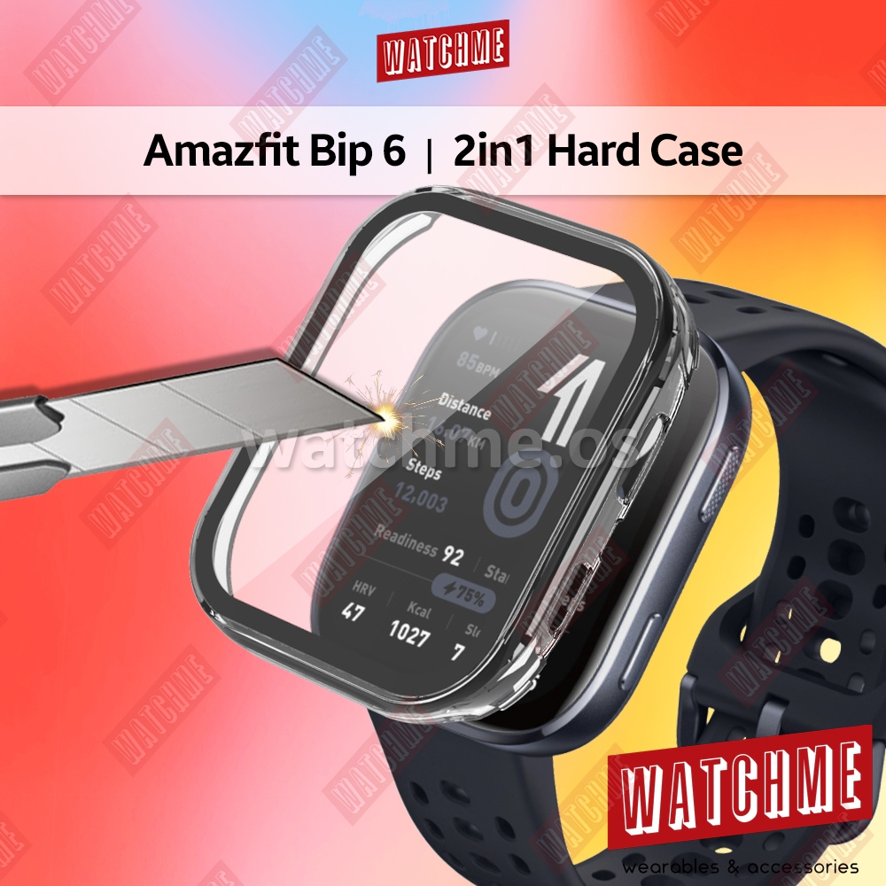 Amazfit Bip 6 Protector Case, 2in1 Hard Casing With PC Glass Screen ...