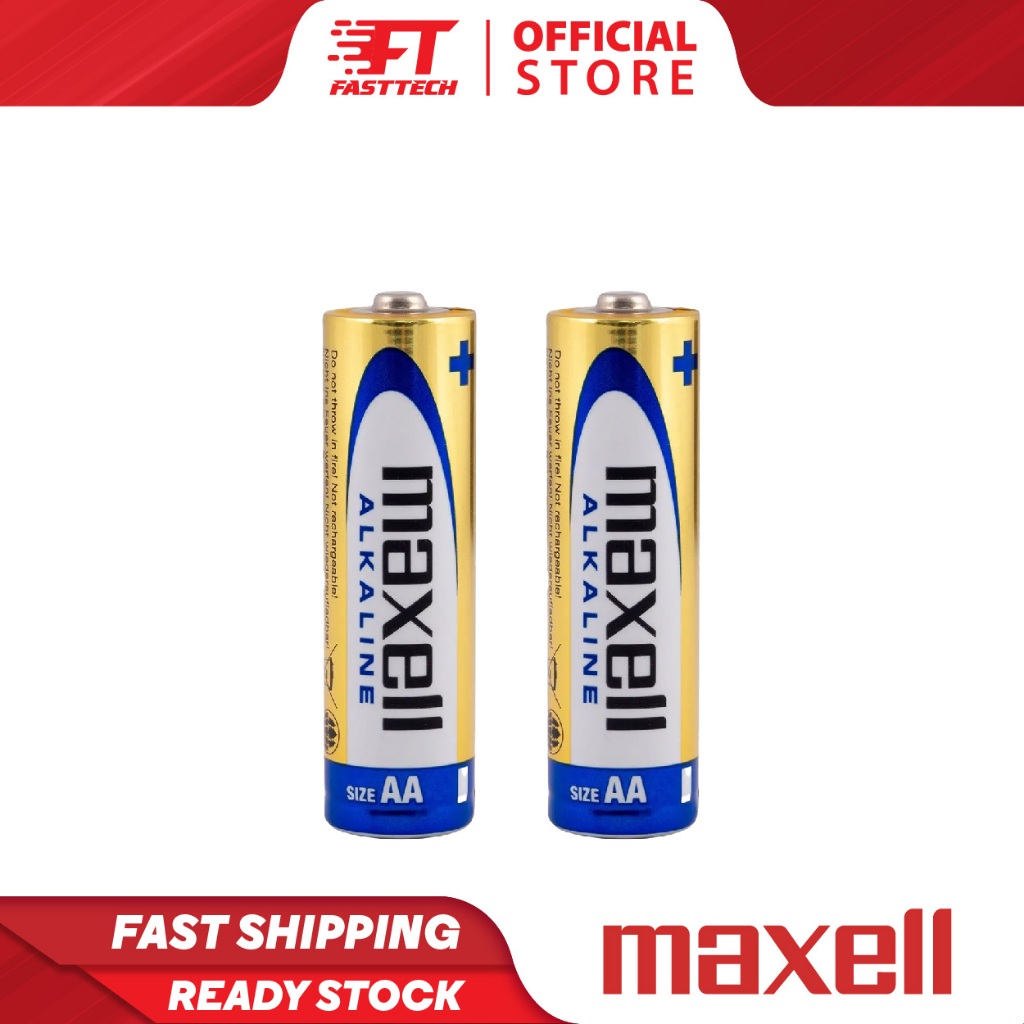 [New Arrival] MAXELL LR6 AA Battery with 1.5V, Alkaline & Longer ...