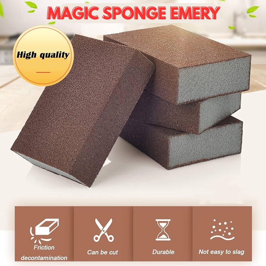 Magic Sponge Nano Cleaning Cloth Dish Washing Oil Rust Remover Emery ...