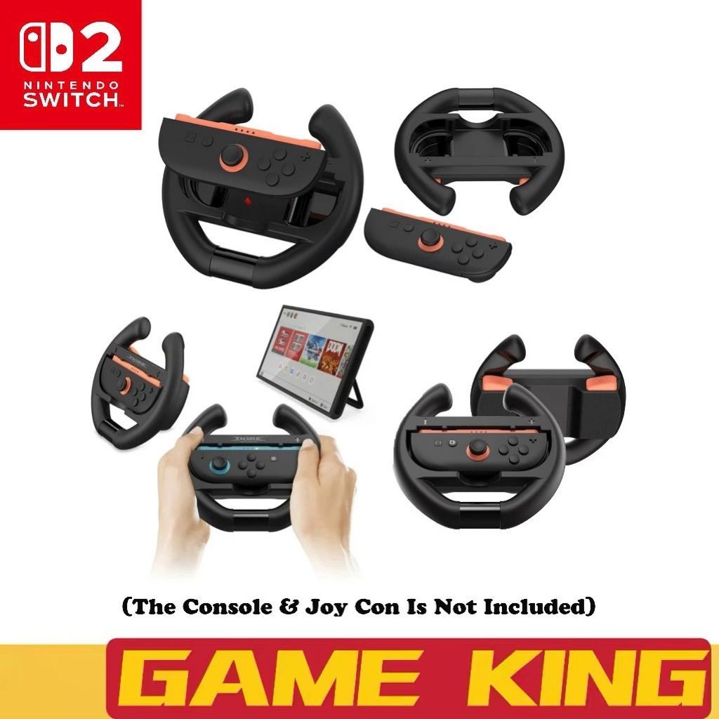 DOBE Nintendo Switch 2 | NSW2 Joy Con Controller Steering Wheel Grip ...
