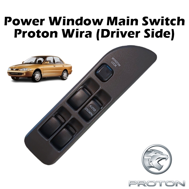 Proton Wira Power Window Main Switch Oem/Original (Driver Side ...