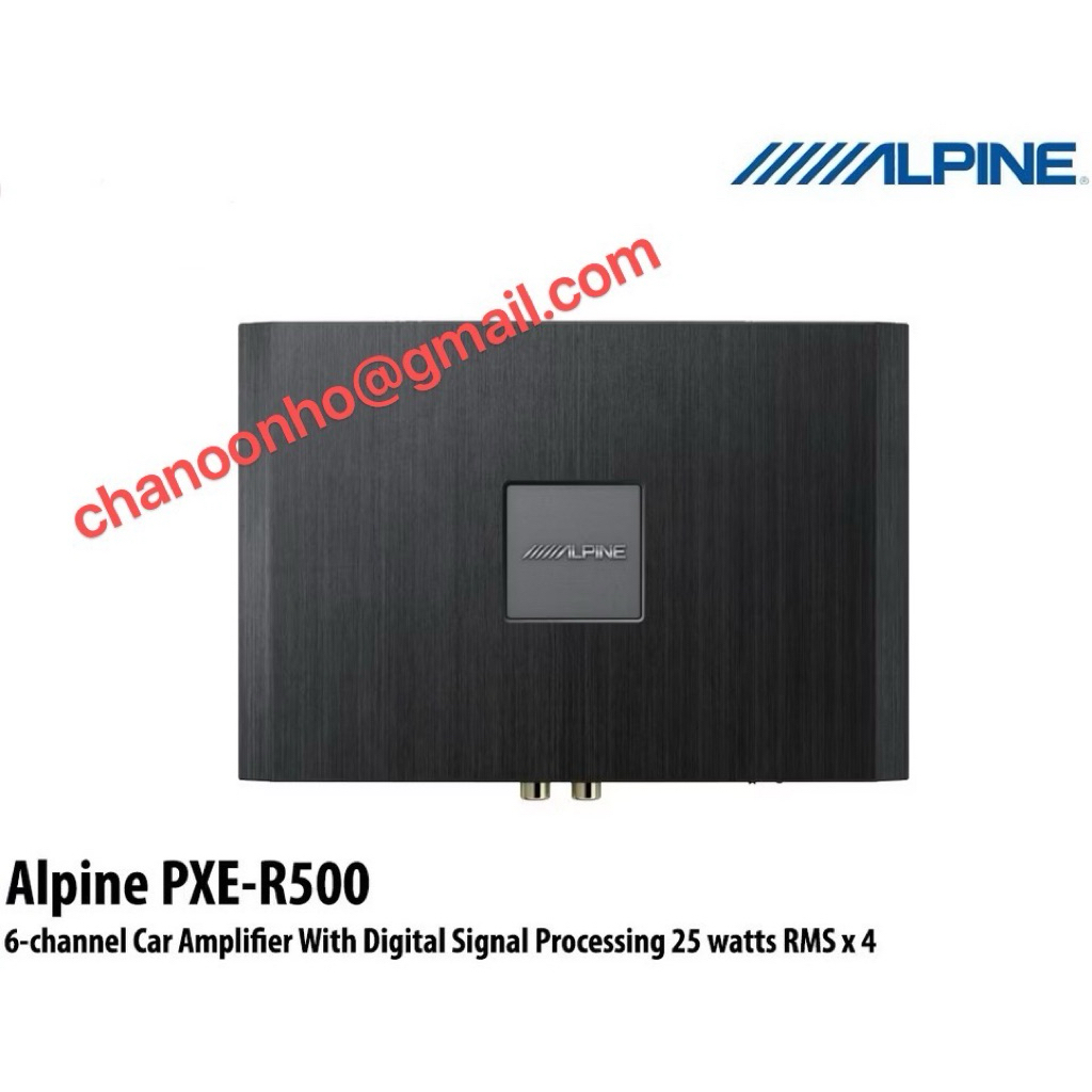 Alpine PXE-R500s 6-channel Car Amplifier With Digital Signal Processing ...